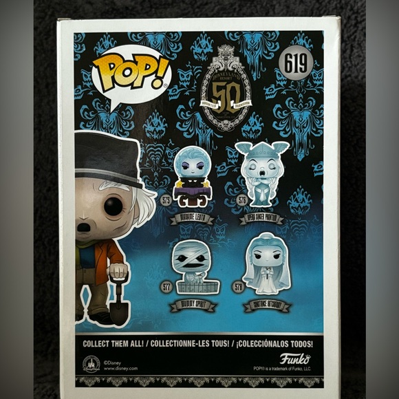 NIB Funko Pop Haunted Mansion "Mansion Groundskeeper" #619 "Box Lunch Exclusive - Picture 6 of 7